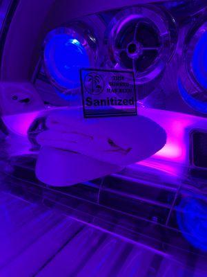 Cleanest tanning beds in town