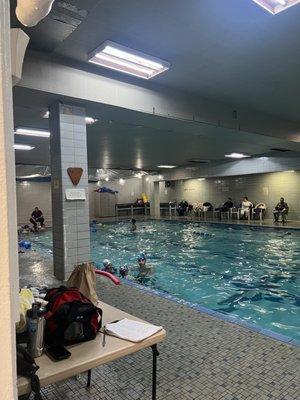 Roaches, molding, leaking ceilings in the locker room and swimming pool area. Dirty bathrooms and showers.  Lockers are all rusted.