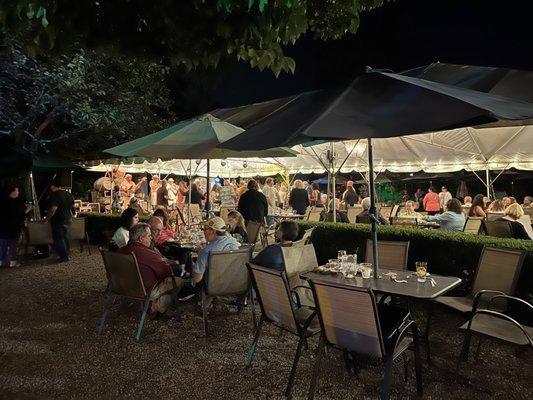 Outdoor Dining Tent / Live Music Stage