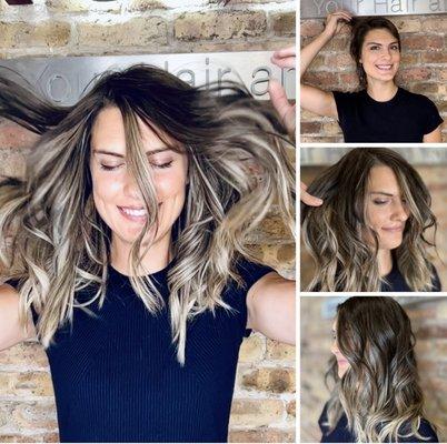 Customized fusion application - pixie cut to long luxurious Balayage hair:)