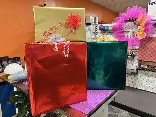 ALL OCCASIONS GIFT WRAPPING...