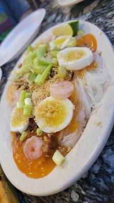 Special palabok noodles