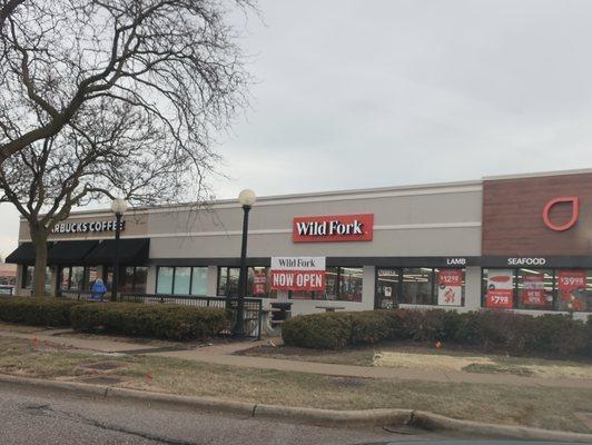 Storefront of the now opened store.