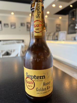 Septem honey golden ale