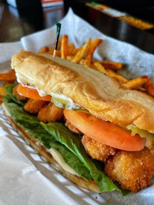 Shrimp poboy special.