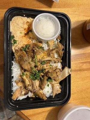 Chicken Shawarma Platter to-go