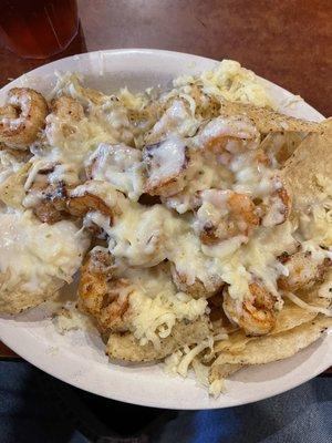 Shrimp nachos