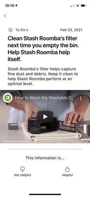 How to video provided by iRobot