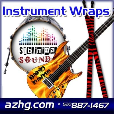 Band Merch and Instrument Wraps!