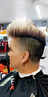 Tapered Pompadour