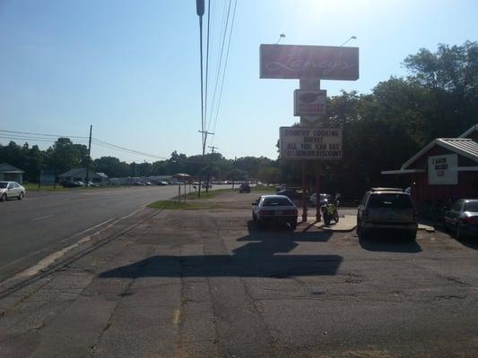 Looking East on Highway 78.