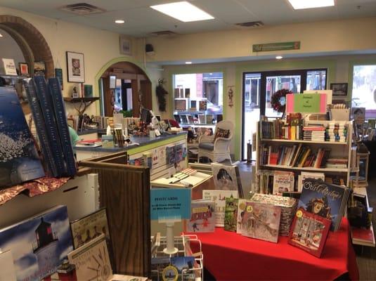 Interior photo looking towards the front of the store.