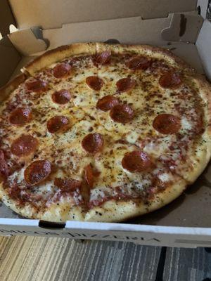 $8 large Pepperoni Classic Pizza