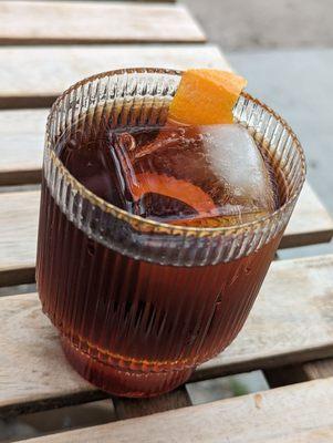 Love Potion: like a cold brew old fashioned.