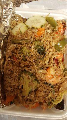 Shrimp Basil Fried Rice