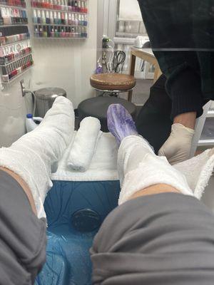 Paraffin Wax treatment