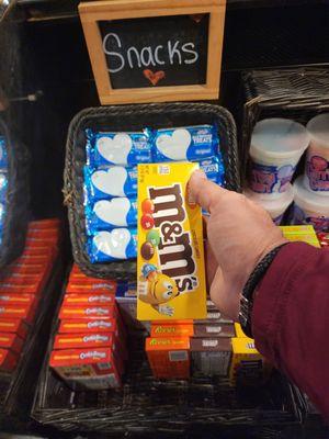 M&Ms $5.50