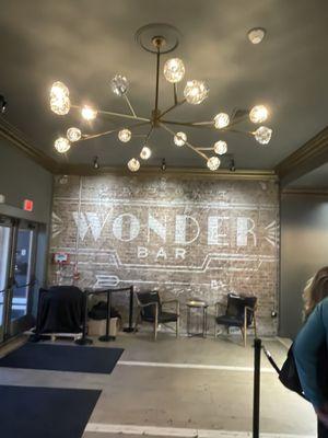 The wonder bar located right next-door