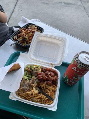 5. Orange Chicken 1. Broccoli Beef 4. Beef Chow Mein