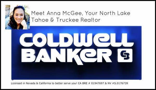 Meet Anna McGee, Your North Lake Tahoe & Truckee Realtor! Truckee - Squaw Valley - Northstar - Tahoe City - Kings Beach- Incline Village