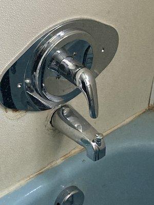 Cover plate over 3 handle shower valve