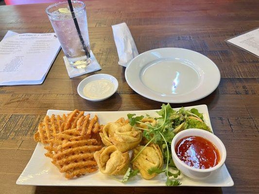 Asian Crab Rangoon appetizer