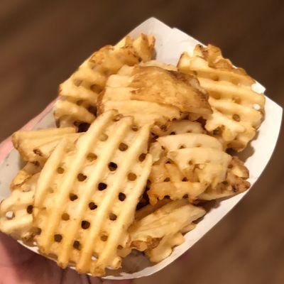 Waffle fries