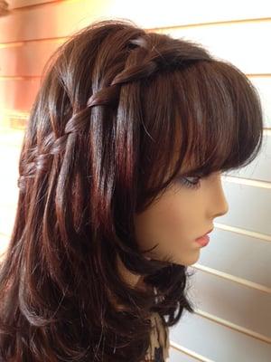 Waterfall braid