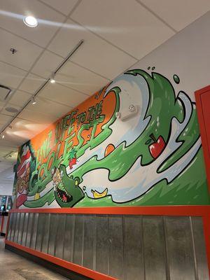 Jeremiah's Mural Inside Restaurant