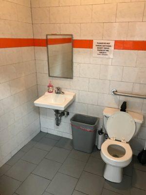 Very clean restroom