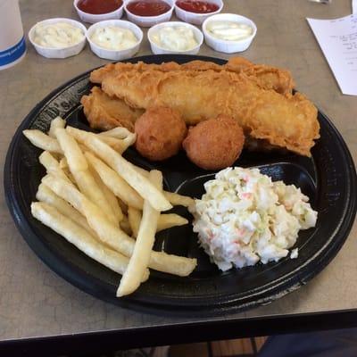 3 piece fish dinner