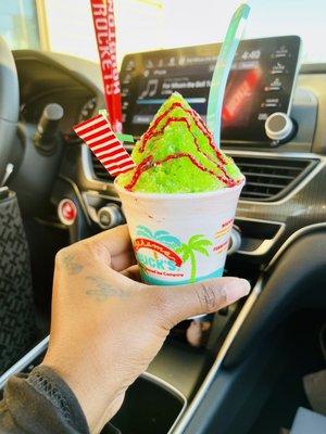 Christmas tree (holiday shaved ice )