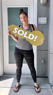 Sold! New condo owner, thanks to Rise Mortgage & Real Estate :)