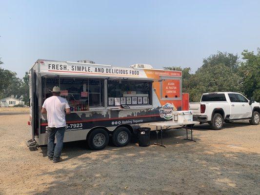 Redding Taqueria Food Truck. Today was parked on Main St. in Cottonwood, Ca.