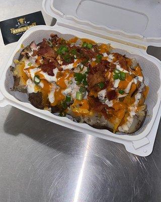 Buffalo Ranch chicken loaded Pit-Tato