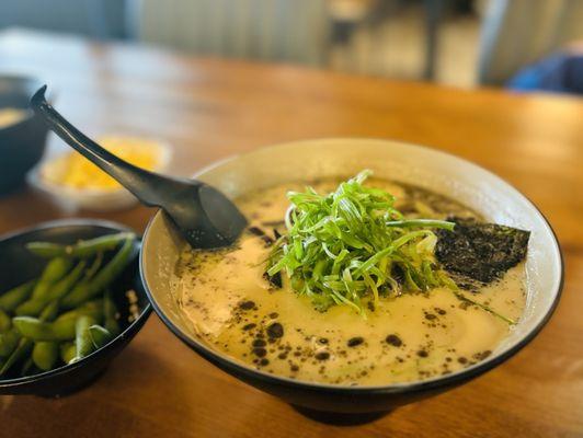 Tonkotsu ramen with chashu - fulfilled our craving!