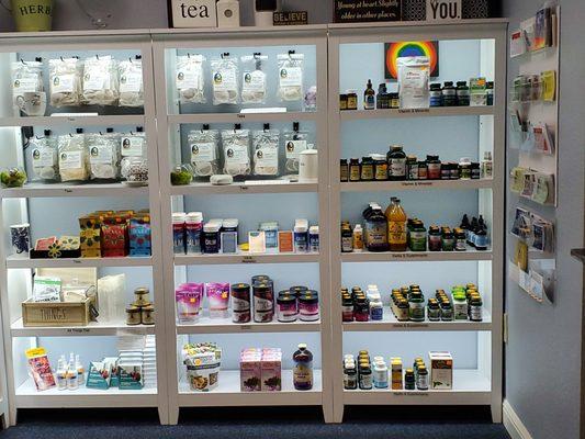 Sheas's Apothecary's product display