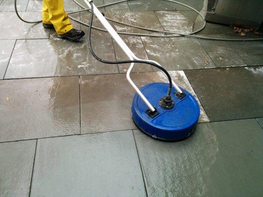 Bluestone and Natural Stone Cleaning Offered