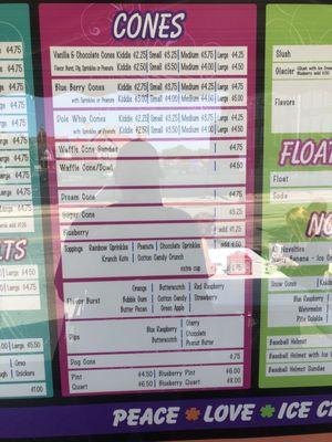 cone menu