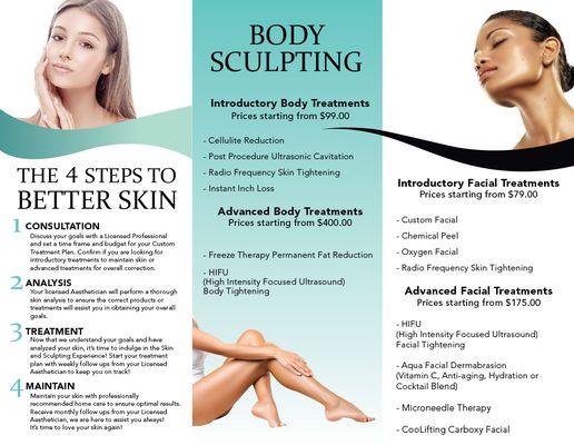 Transform your face and body! Call and ask for Tisa