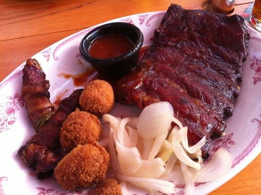 Half-rack pork ribs