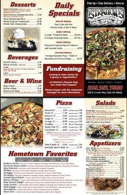 Menu updated 1/24/23