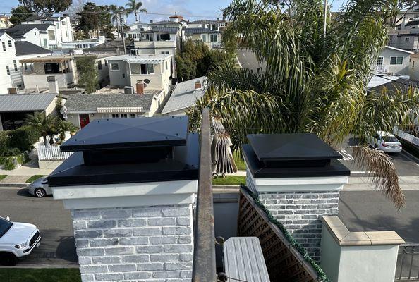 Custom chimney caps