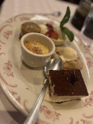 A Sampler of All of Our Mini Desserts