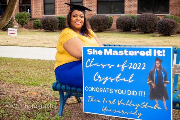 Graduation yard sign