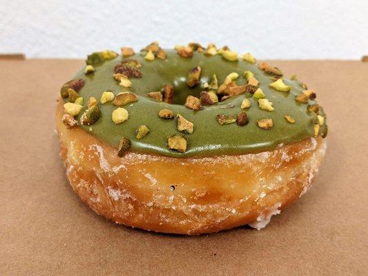 05/01/23 Matcha Green Tea Pistachio Doughnut