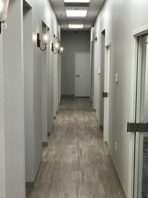 Hallway built with patient privacy in mind