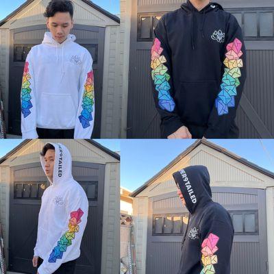 Printed design hoodies