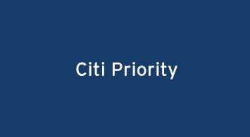 CITI PRIORITY SERVICES