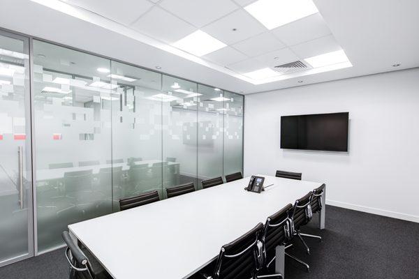 We perform commercial office cleaning services.